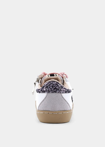 ShuShop | Paula Mini Pewter Glitter Sneaker