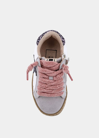 ShuShop | Paula Mini Pewter Glitter Sneaker