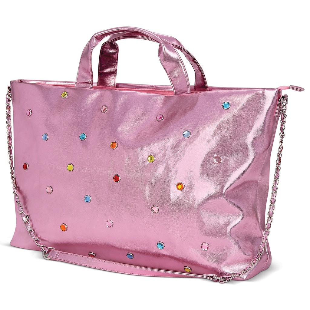 *Pink Candy Gem Overnight Bag