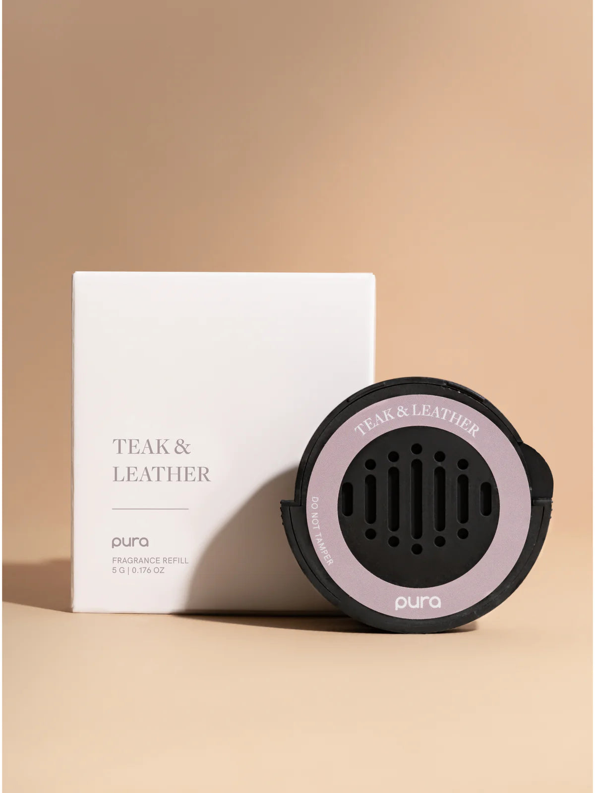 Pura | Teak & Leather Car Diffuser Refill