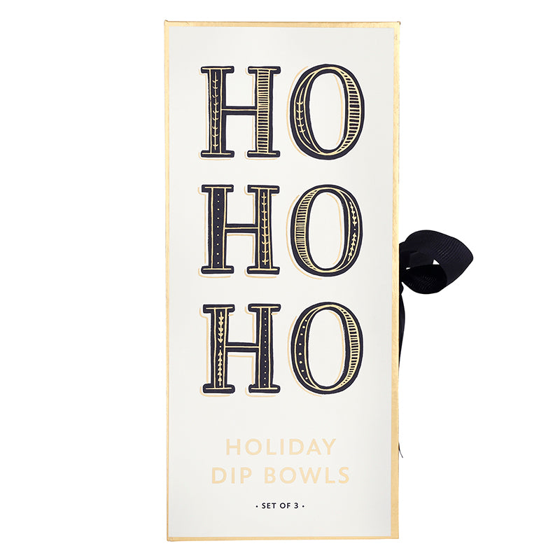 SB | Gold Holiday Dip Bowls Box