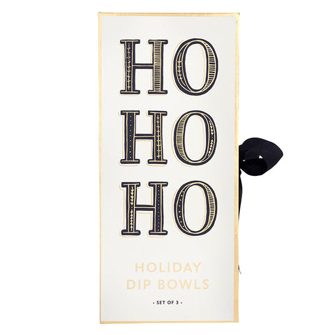SB | Gold Holiday Dip Bowls Box
