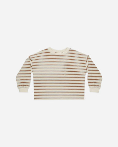 Rylee + Cru | Relaxed Long Sleeve Tee | Brick