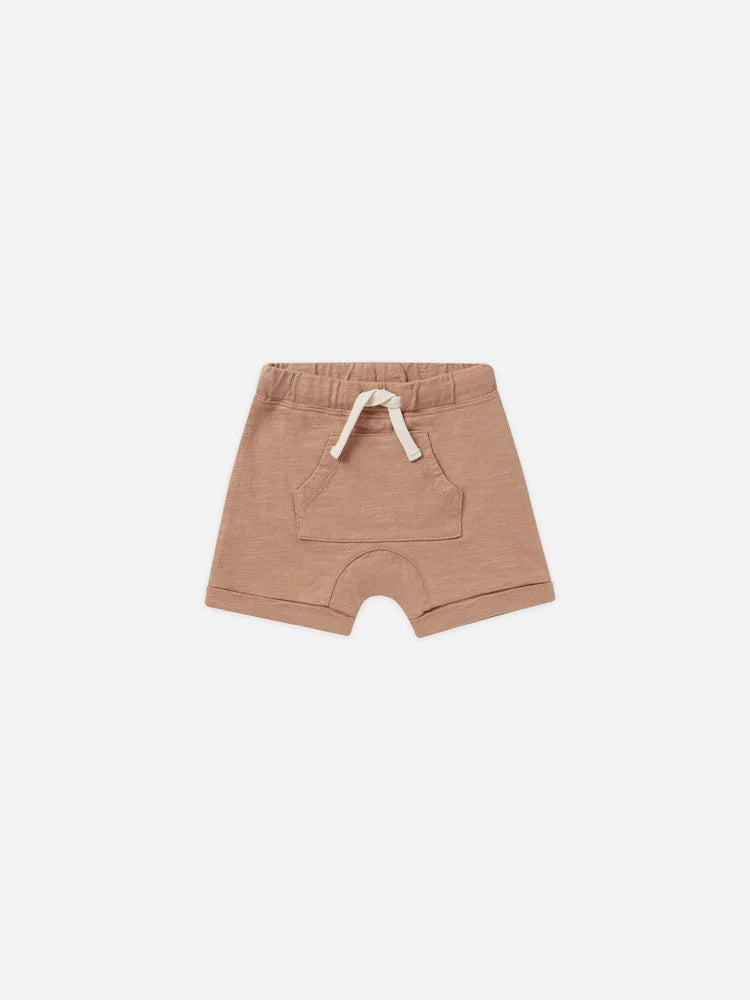 *Rylee + Cru | Front Pouch Short | Clay