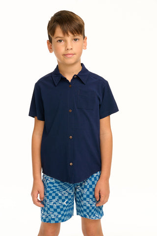 Chaser | Collared Button-Down Shirt