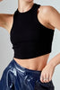 Grey Lab | Cropped Racerback Tank