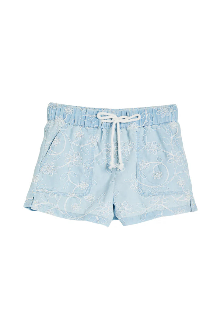 TRACTR | Embosses Floral Lounge Short