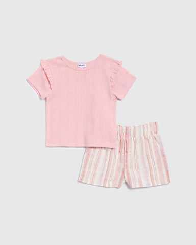 Splendid | Multi Stripe Short Set