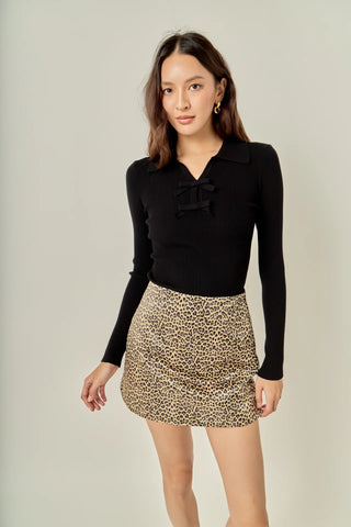 EF | Leopard Mini Skirt