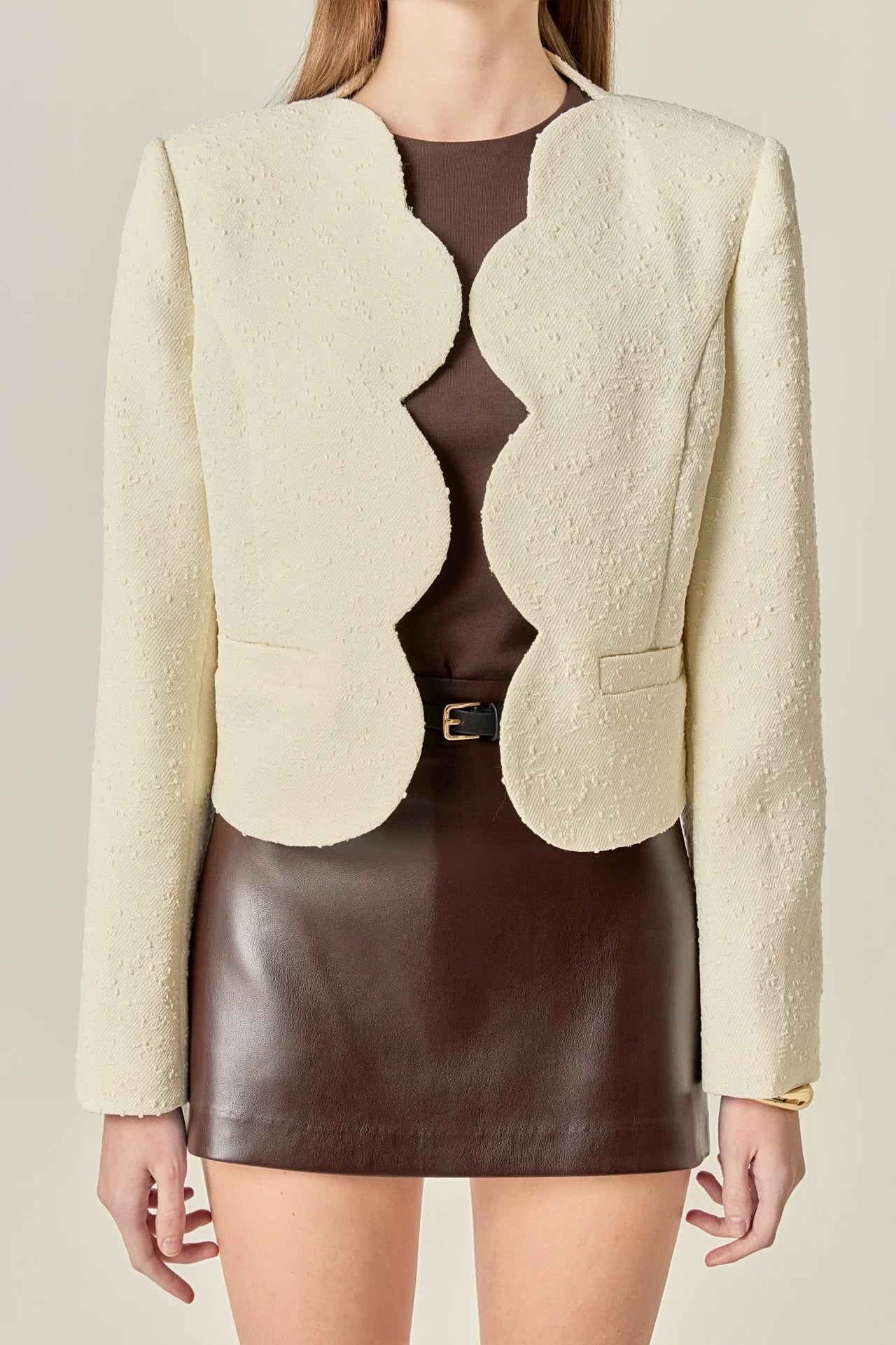 EF | Scallop Woven Jacket