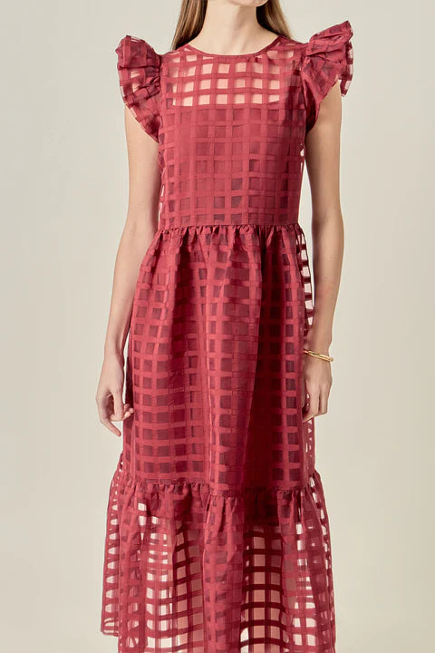 EF | Organza Midi Dress