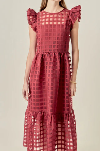 EF | Organza Midi Dress