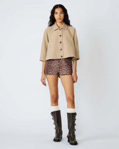 Steve Madden | Cait Hot Spot Print Denim Short