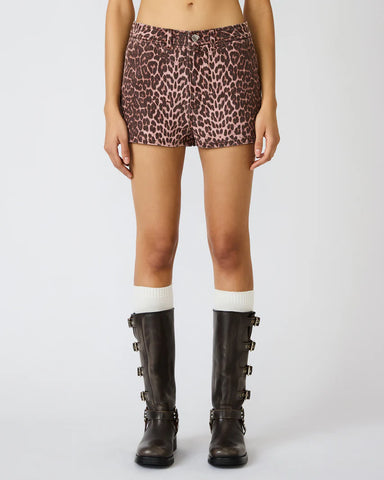 Steve Madden | Cait Hot Spot Print Denim Short