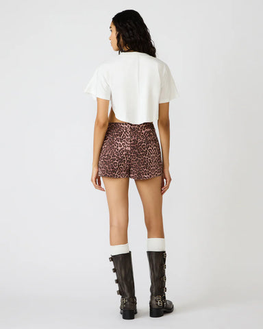 Steve Madden | Cait Hot Spot Print Denim Short
