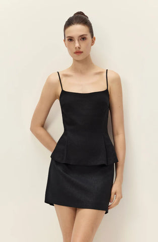 Elodie | Ellery Mini Skirt in Black