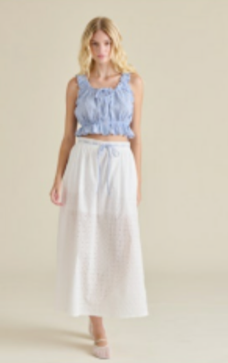 Steve Madden | Brooklyn Top in Blue Check