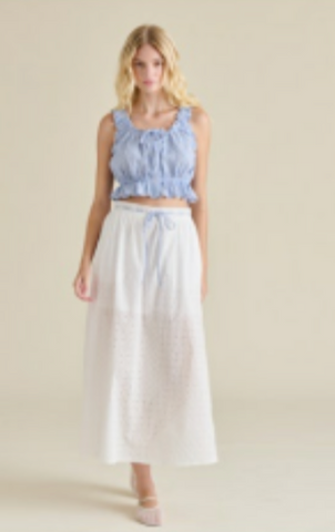 Steve Madden | Brooklyn Top in Blue Check