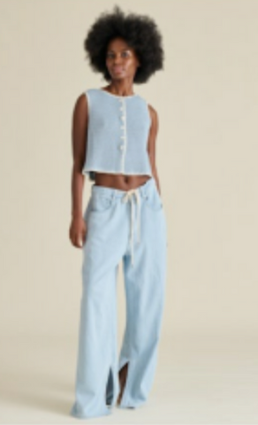 Steve Madden | Maycen Pant in Faded Blue