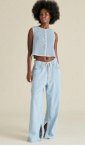 Steve Madden | Annya Sweater Vest in Blue Ice