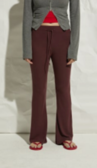 Asher | Perry Flare Pant in Bourbon