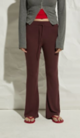 Asher | Perry Flare Pant in Bourbon