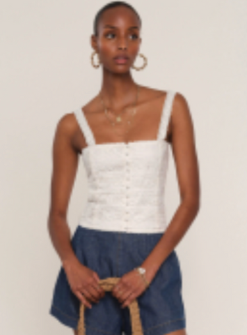 Heartloom | Soma Top in Eggshell