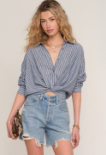 Heartloom | Rene Shirt in Indigo