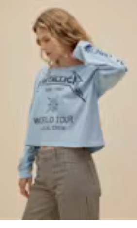 Daydreamer | Metallica Local Meet & Greet Long Sleeve in Powder Blue