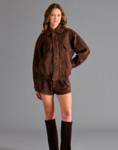 Steve Madden | Henson Jacket in Dark Chocolate