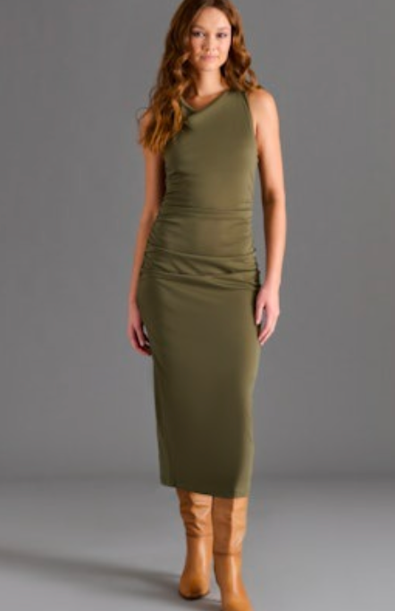 Steve Madden | Issabelle Dress in Dark Olive