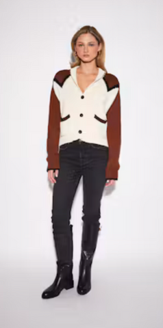 John + Jenn | Collins Sweater in Mahogany Cabin