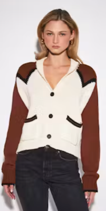 John + Jenn | Collins Sweater in Mahogany Cabin
