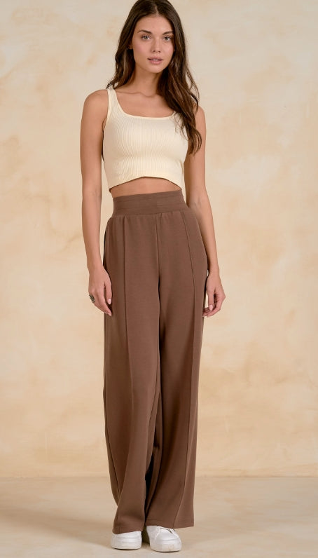 Elan | Light Brown Lined Pants