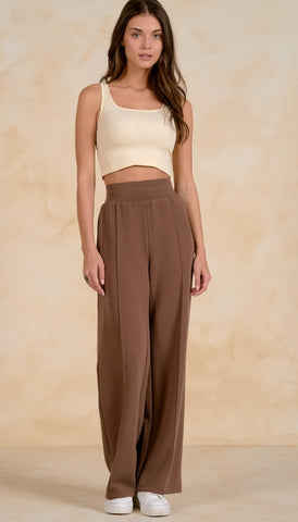 Elan | Light Brown Lined Pants
