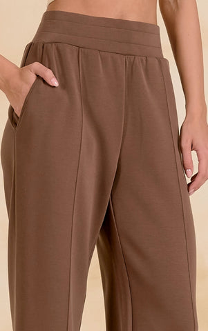 Elan | Light Brown Lined Pants