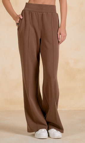 Elan | Light Brown Lined Pants