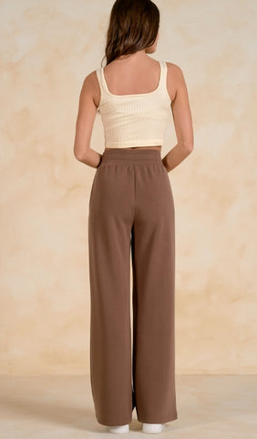 Elan | Light Brown Lined Pants