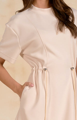 Elan | Short Sleeve Dress W/ Tassels