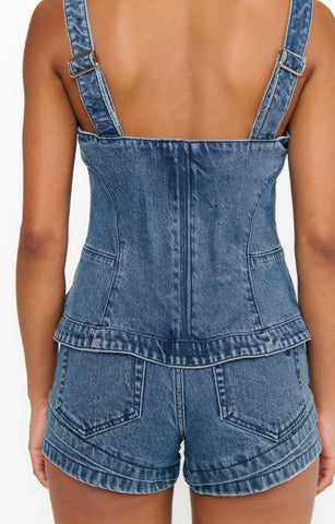 Show Me Your Mumu | Miami Hot Shorts in Waterfall Blue