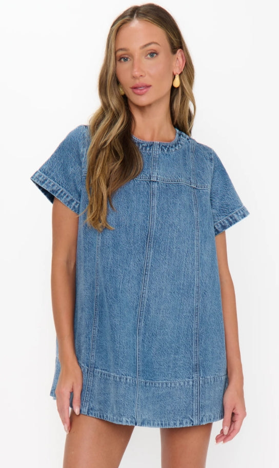 Show Me Your Mumu | Claremont Dress in Stream Indigo