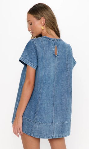 Show Me Your Mumu | Claremont Dress in Stream Indigo