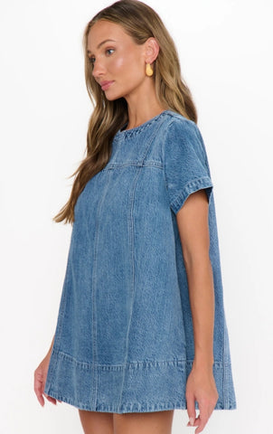 Show Me Your Mumu | Claremont Dress in Stream Indigo