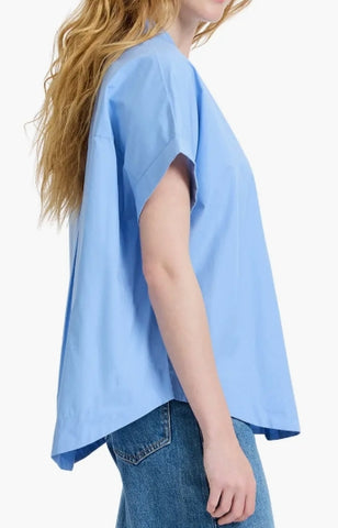 FC | Cotton Poplin Popover Top