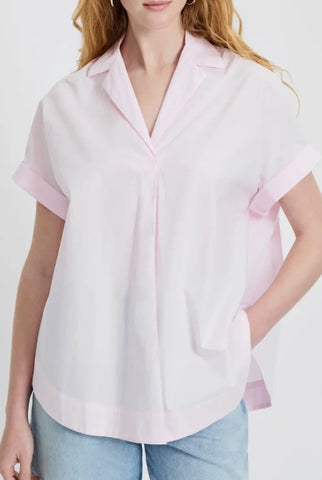 FC | Cotton Poplin Popover Top