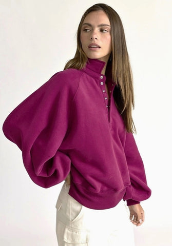 Papermoon | Piper Snap Button Collared Sweater