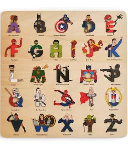 Alphabet Legends | Wooden Puzzle