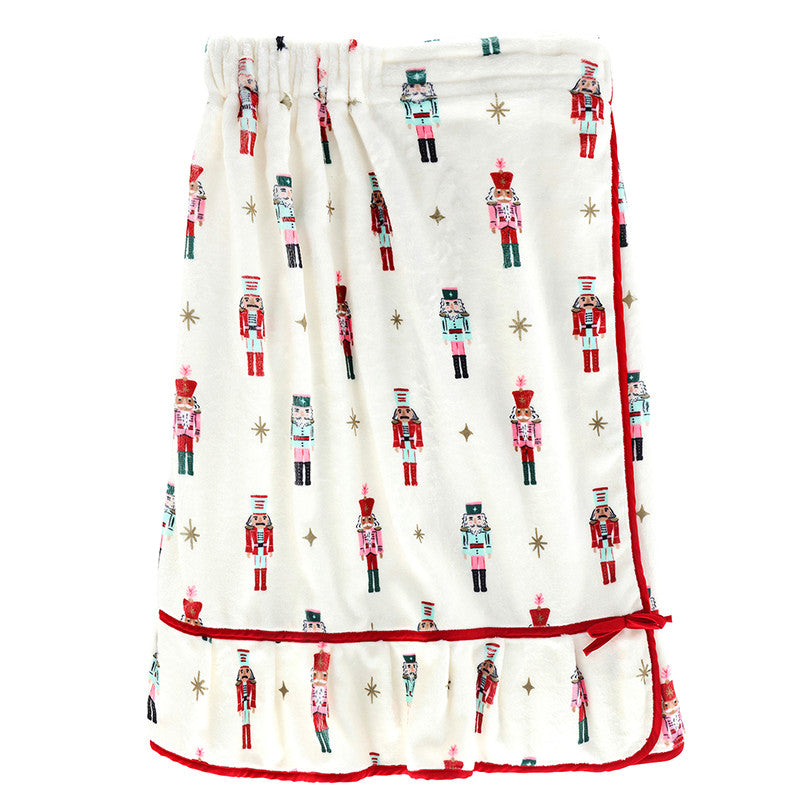 Plush Spa Wrap - Nutcrackers
