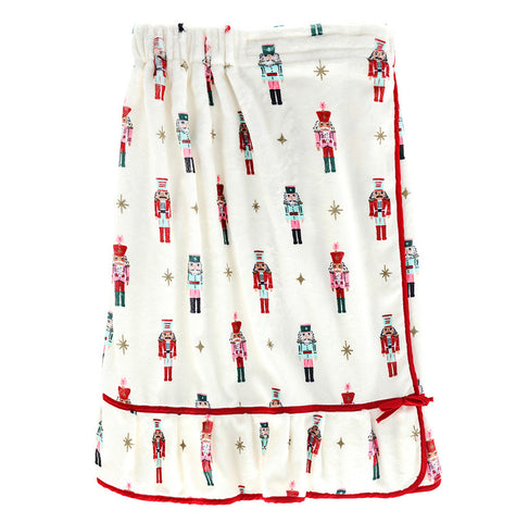 Plush Spa Wrap - Nutcrackers
