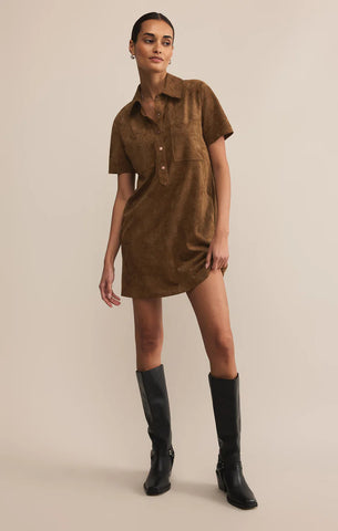 Z-Supply | Kellie Faux Suede Mini Dress